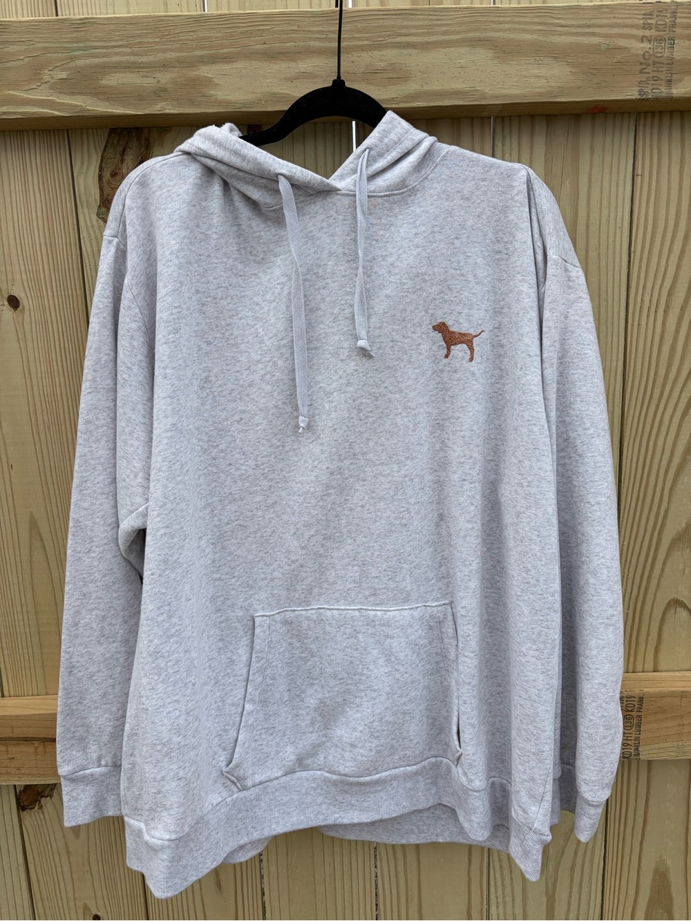 PINK Victoria's Secret Light Gray Hoodie XL